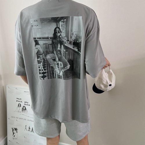 에밀리 백나염 반팔 티셔츠 (3 COLOR)